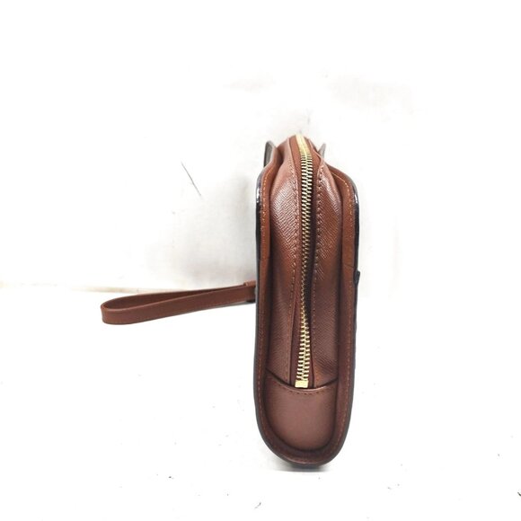 Authentic Louis Vuitton LV Clutch Orsay Brown Monogram mn378-120625 - Picture 4 of 16